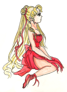 I didn't totally suck, but unfortunately I stopped drawing in college for the most part so this is still about my artistic level 